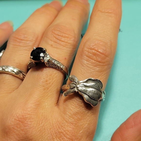 1885 Tiffany and Company IRIS Spoon Ring 57 - Picture 14 of 15